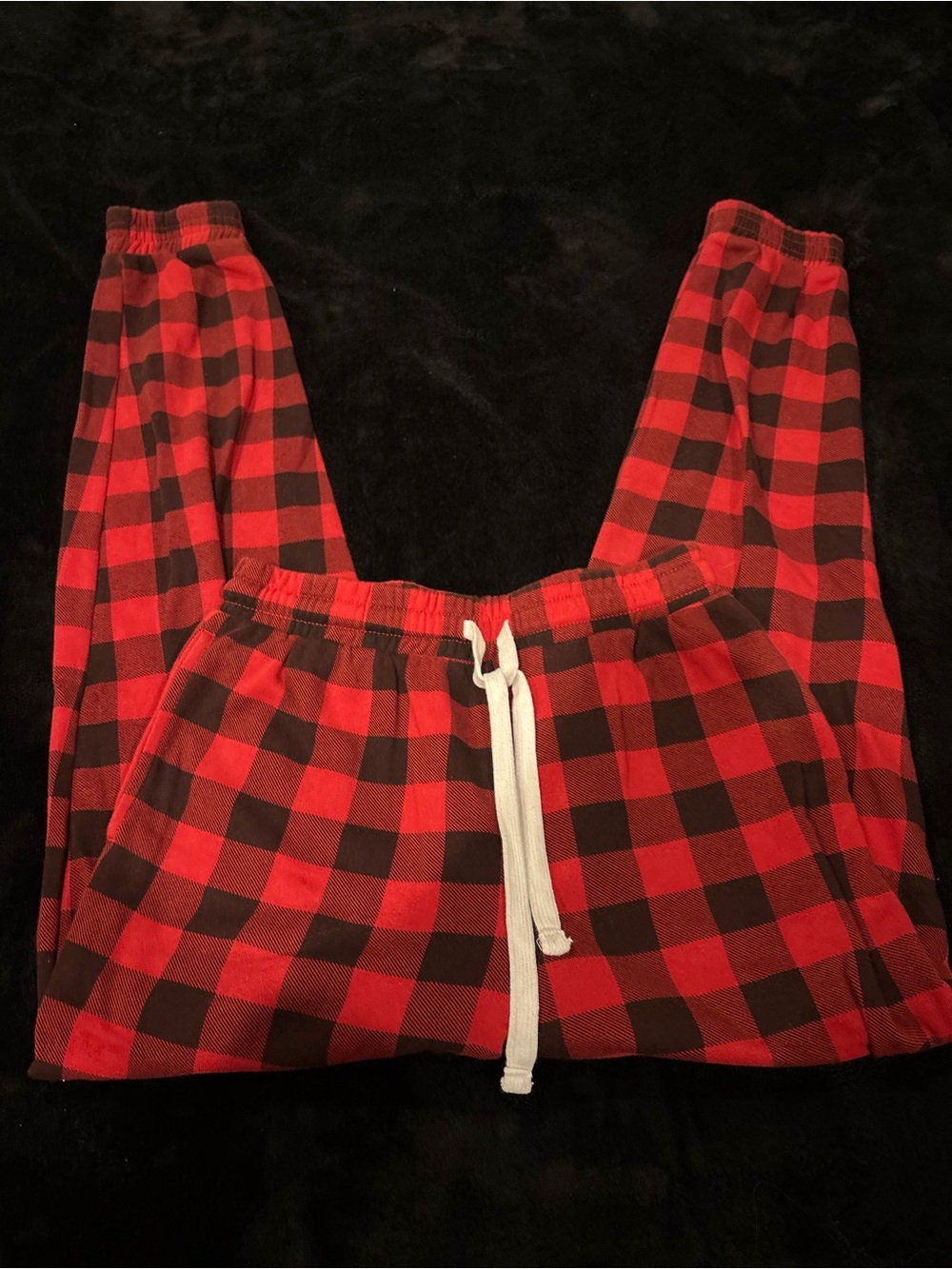Grayson Threads Red and Black Plaid Lounge Pants